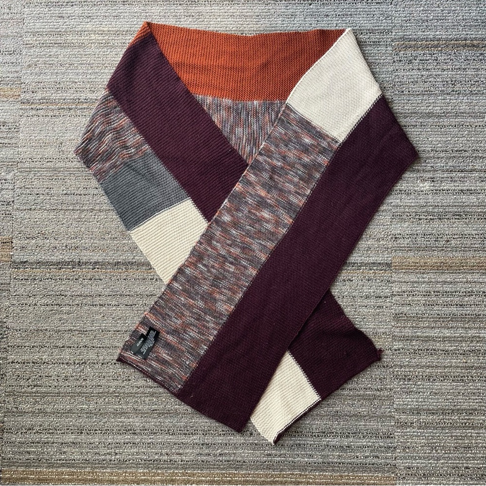 ALFANI Color Block Scarf - Knit